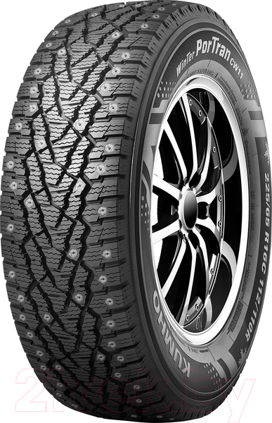 Изображение товара Зимняя легкогрузовая шина Kumho Winter PorTran CW11 215/70R15C 109/107R (шипы)