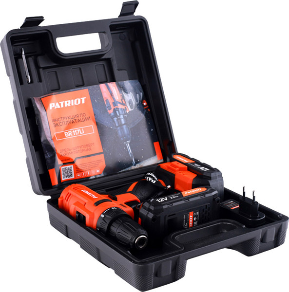 Изображение товара Аккумуляторная дрель-шуруповерт PATRIOT BR 117Li