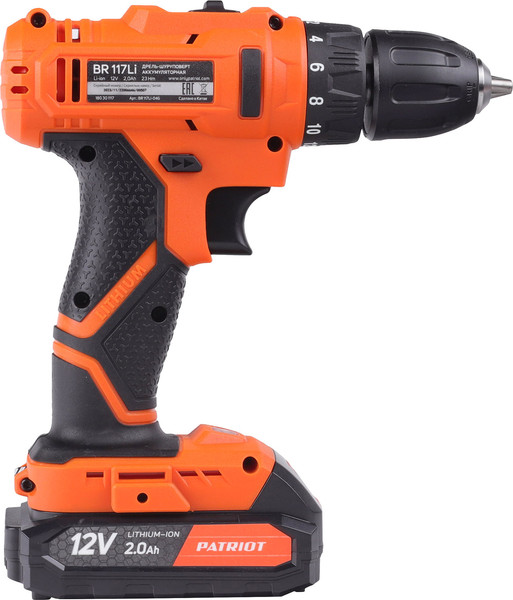 Изображение товара Аккумуляторная дрель-шуруповерт PATRIOT BR 117Li