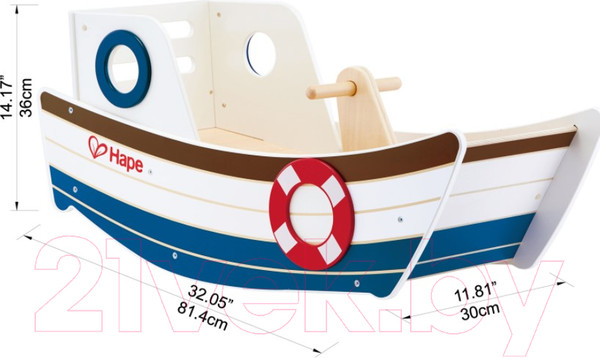 Изображение товара Качалка детская Hape Открытое море / E0102-HP
