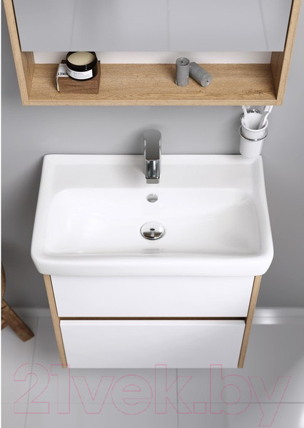 Изображение товара Тумба с умывальником Aqwella Сити 60 / SI0106DB/CI0106DB (подвесная)