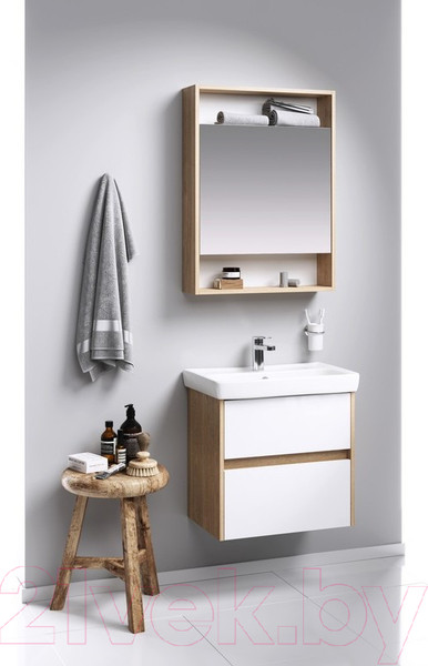 Изображение товара Тумба с умывальником Aqwella Сити 60 / SI0106DB/CI0106DB (подвесная)