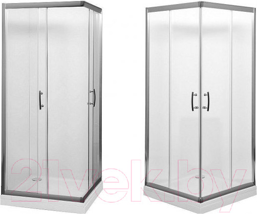 Изображение товара Душевой уголок Aquanet Alfa Cube 100x100 / NAA1142 (прозрачное стекло)