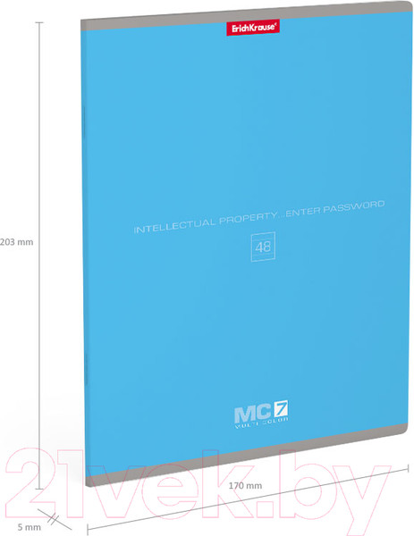Изображение товара Тетрадь Erich Krause Классика MC-7 / 47513 (48л, линейка)