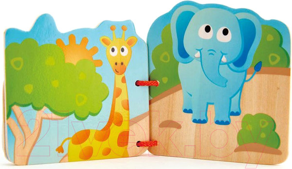 Изображение товара Развивающая книга Hape Дикие животные / E0047-HP