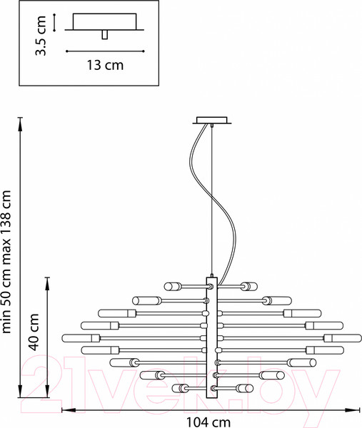 Изображение товара Люстра Lightstar Ragno 733187
