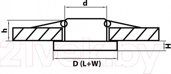 Изображение товара Точечный светильник Lightstar Rifle 002514