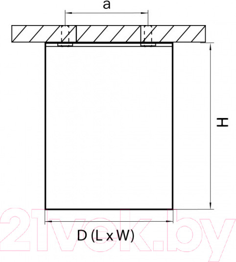 Изображение товара Точечный светильник Lightstar Rettango 052076