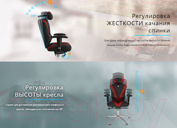 Изображение товара Кресло офисное Kulik System Victory Design экокожа (синий с подголовником)