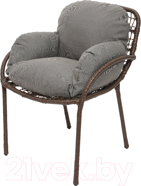 Изображение товара Кресло садовое GreenDeco Эльба 9840415 (коричневый)