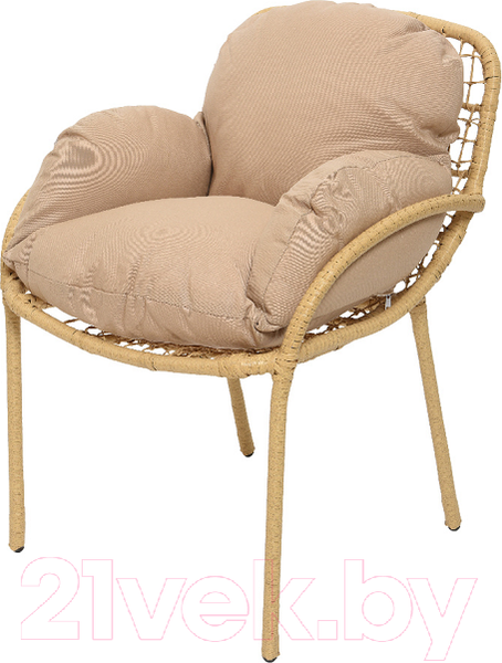 Изображение товара Кресло садовое GreenDeco Эльба 9840417 (бежевый)