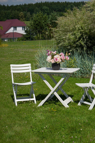 Изображение товара Комплект садовой мебели Ipae Progarden Camping Set SET018BI (белый)