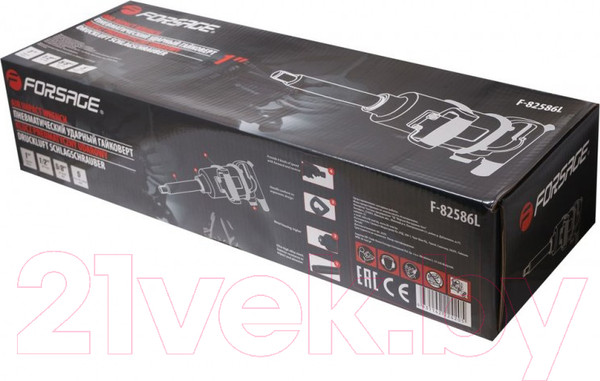 Изображение товара Пневмогайковерт Forsage F-82586L