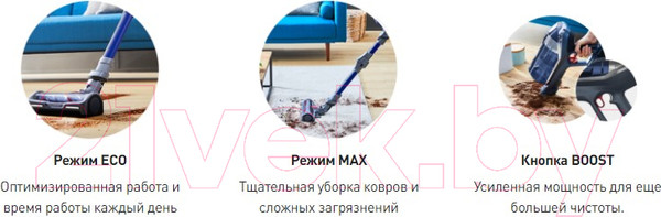 Изображение товара Вертикальный пылесос Tefal TY9890WO