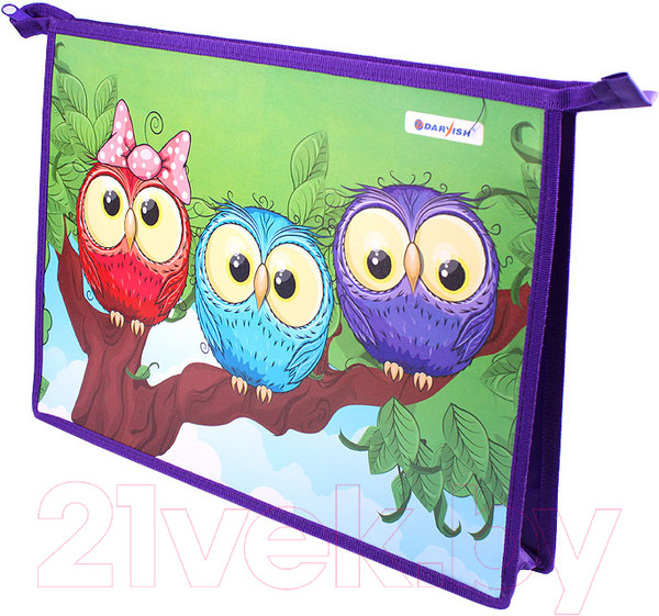 Изображение товара Папка для тетрадей Darvish Совушки / DV-8469