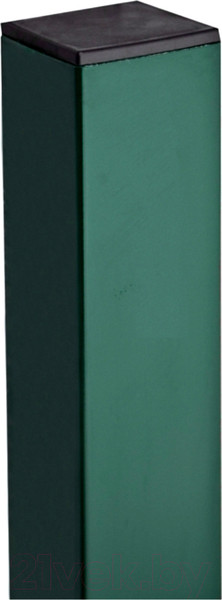 Изображение товара Столб для 3D панелей Lihtar 2.50м 60х40мм Оц+ПП (зеленый)