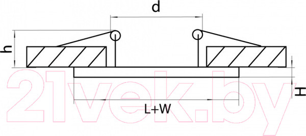 Изображение товара Точечный светильник Lightstar Domino D51607