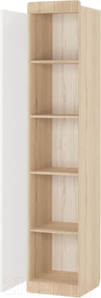 Изображение товара Шкаф-пенал Аквилон Кот №5.1 (туя светлая/белый)