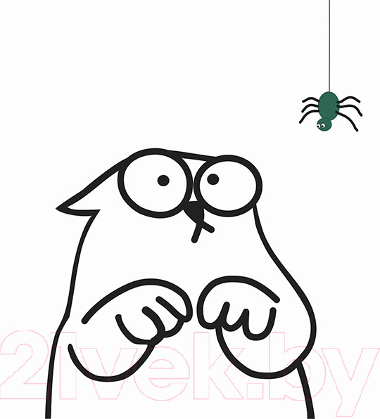 Изображение товара Полка Аквилон Кот №7 (туя светлая/белый)