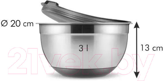 Изображение товара Миска Tescoma 428601 с крышкой