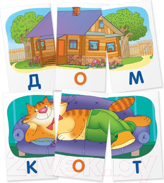 Изображение товара Развивающие карточки Айрис-пресс Жук. Читаем слова-слоги (Штец А.)