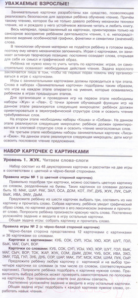 Изображение товара Развивающие карточки Айрис-пресс Жук. Читаем слова-слоги (Штец А.)
