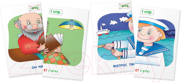 Изображение товара Развивающие карточки Айрис-пресс Клоун. Читаем слова-слоги (Штец А.)