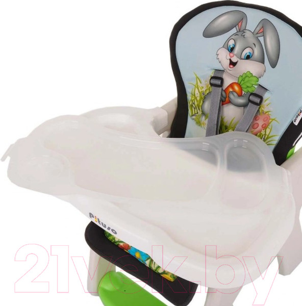 Изображение товара Стульчик для кормления Pituso Carlo / Зайчик (серый)