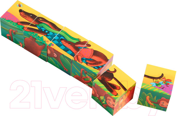 Изображение товара Развивающая игра Айрис-пресс Умные кубики. Фигурные 6 шт. Мой малыш