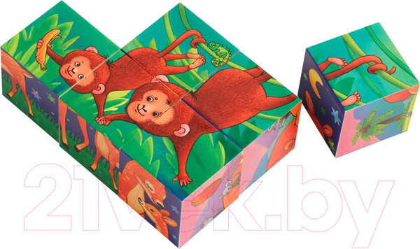 Изображение товара Развивающая игра Айрис-пресс Умные кубики. Фигурные 6 шт. Мой малыш