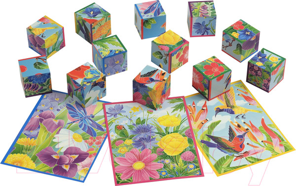 Изображение товара Развивающая игра Айрис-пресс Умные кубики в поддончике. Яркое лето