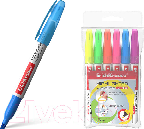 Изображение товара Набор маркеров Erich Krause Visioline V-15 / 30971