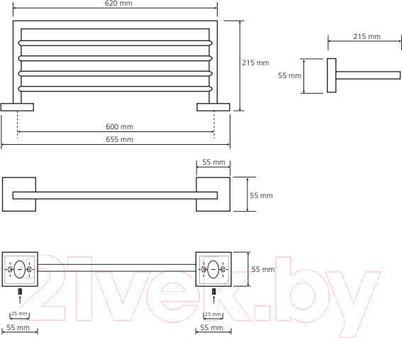 Изображение товара Полка на ванну Bemeta Beta 132205082