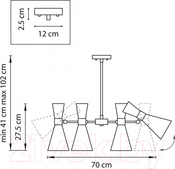 Изображение товара Люстра Lightstar Dumo 816066