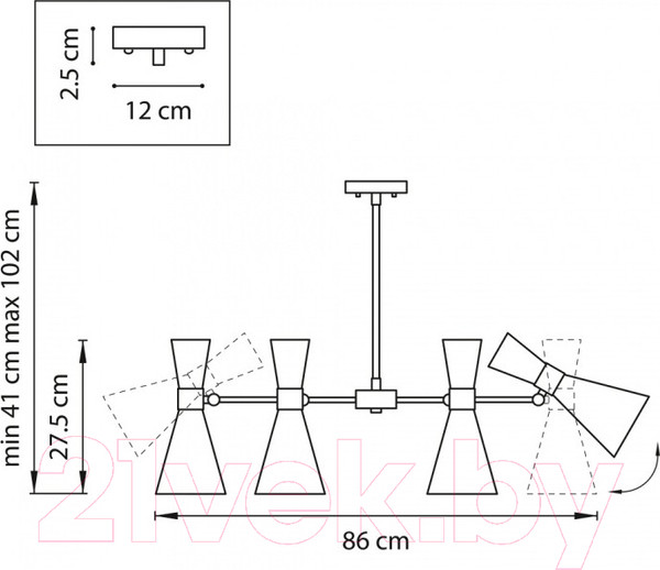 Изображение товара Люстра Lightstar Dumo 816087