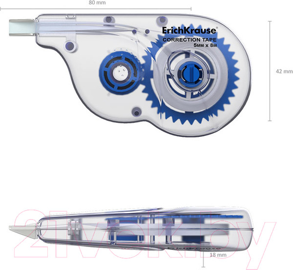 Изображение товара Корректор для текста Erich Krause Arctic White / 21886