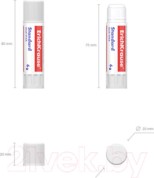 Изображение товара Клей-карандаш Erich Krause Standard / 48029