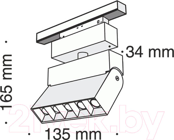 Изображение товара Трековый светильник Maytoni TR015-2-10W3K-B