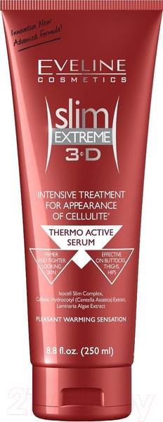 Изображение товара Крем для тела Eveline Cosmetics Slim Extreme 3D термоактивный для коррекции фигуры (250мл)
