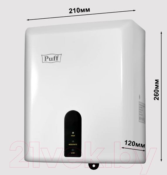 Изображение товара Сушилка для рук Puff 8810 (белый)