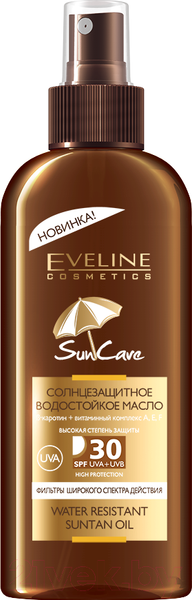 Изображение товара Масло солнцезащитное Eveline Cosmetics Sun Care водостойкое SPF30 (150мл)