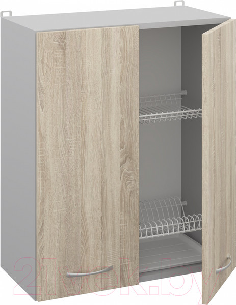 Изображение товара Шкаф навесной для кухни Кортекс-мебель Корнелия Лира ВШ60с (дуб сонома)