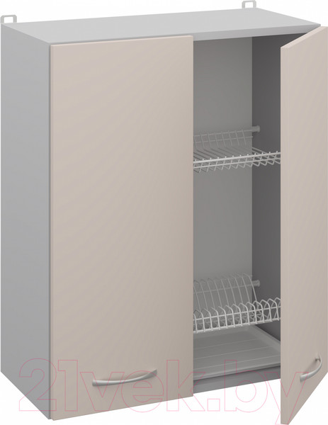 Изображение товара Шкаф навесной для кухни Кортекс-мебель Корнелия Лира ВШ60с (капучино)