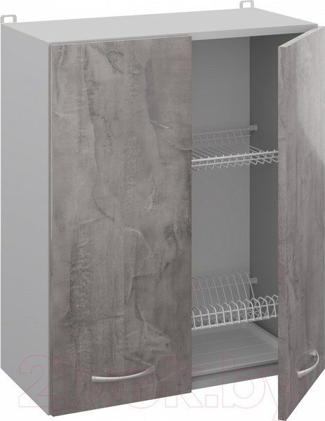 Изображение товара Шкаф навесной для кухни Кортекс-мебель Корнелия Лира ВШ60с (оникс)