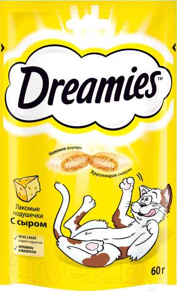 Изображение товара Лакомство для кошек Dreamies С сыром (60г)