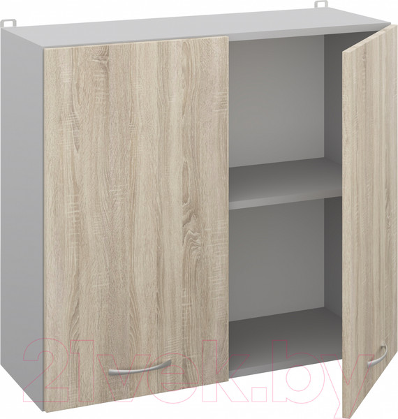 Изображение товара Шкаф навесной для кухни Кортекс-мебель Корнелия Лира ВШ80 (дуб сонома)