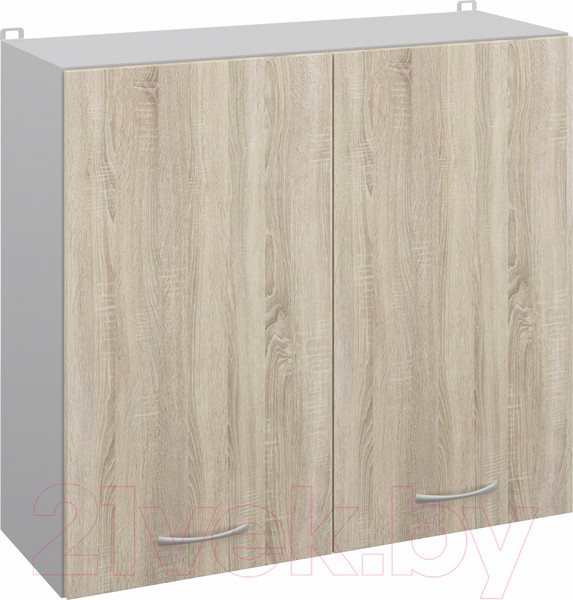 Изображение товара Шкаф навесной для кухни Кортекс-мебель Корнелия Лира ВШ80 (дуб сонома)