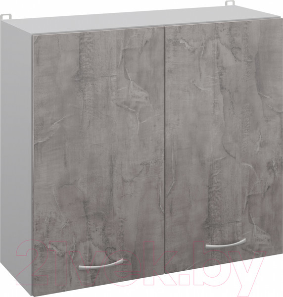 Изображение товара Шкаф навесной для кухни Кортекс-мебель Корнелия Лира ВШ80 (оникс)