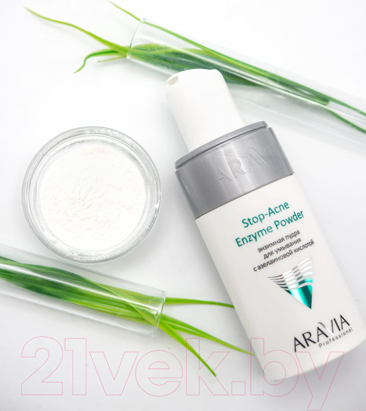 Изображение товара Пудра для умывания Aravia Professional С азелаиновой кислотой Stop-Acne Enzyme Powder (150мл)