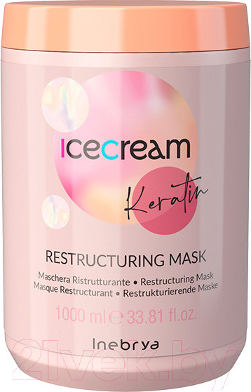Изображение товара Маска для волос Inebrya Restructuring кератиновая укрепляющая (1л)